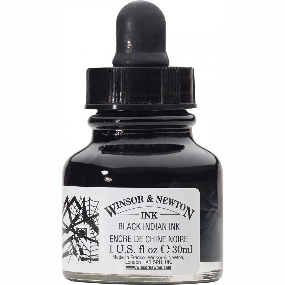 Tinta Nanquim Winsor & Newton 30ml Black Indian Ink
